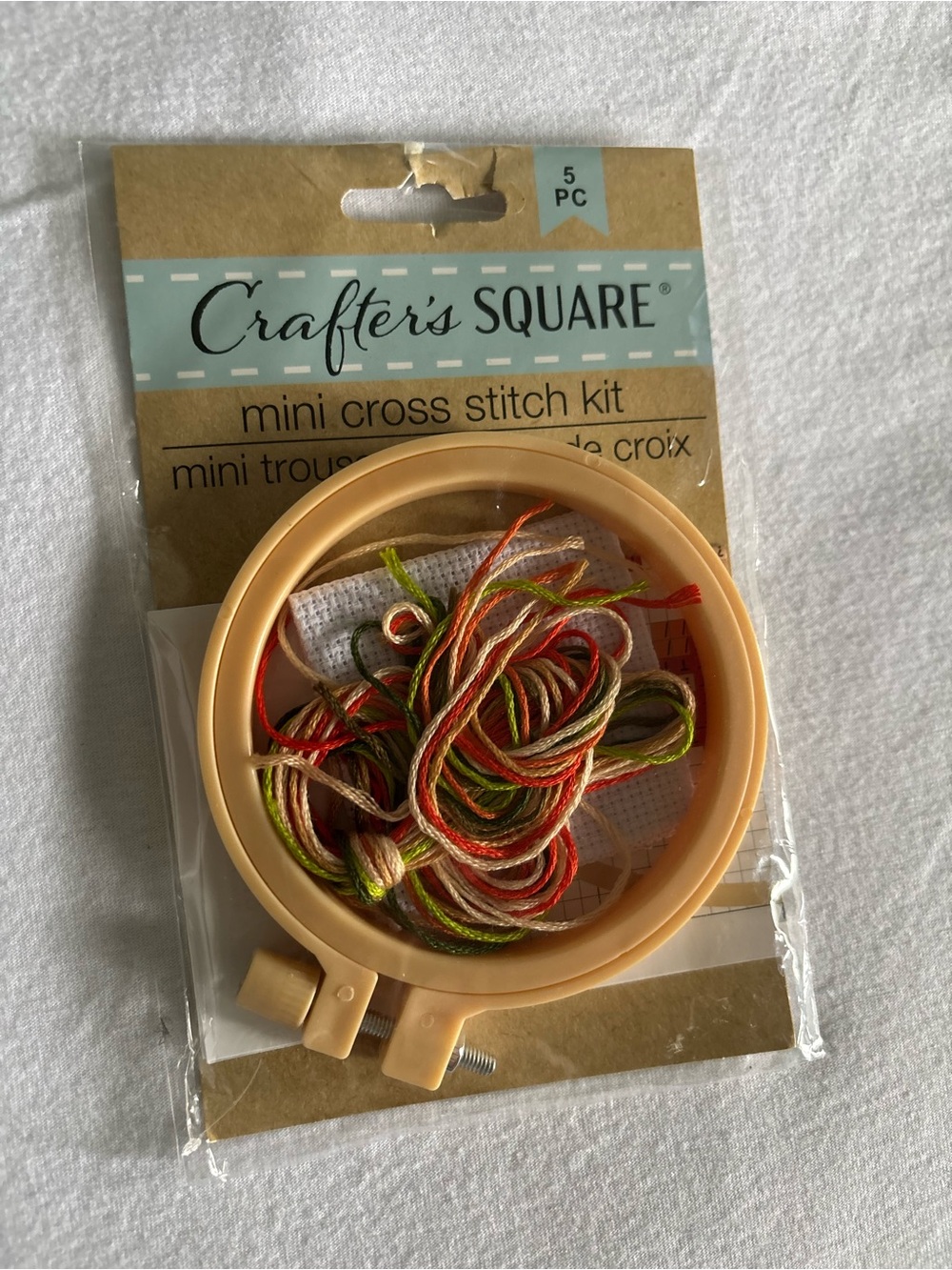 Embroidery Mini Cross Stitch Kit Mushroom